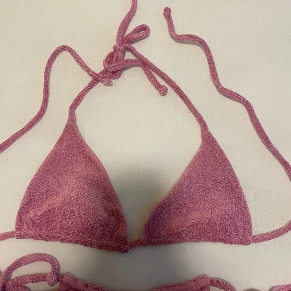 Frankie's Bikinis Lavender Triangle Bikini - Picture 5 of 9